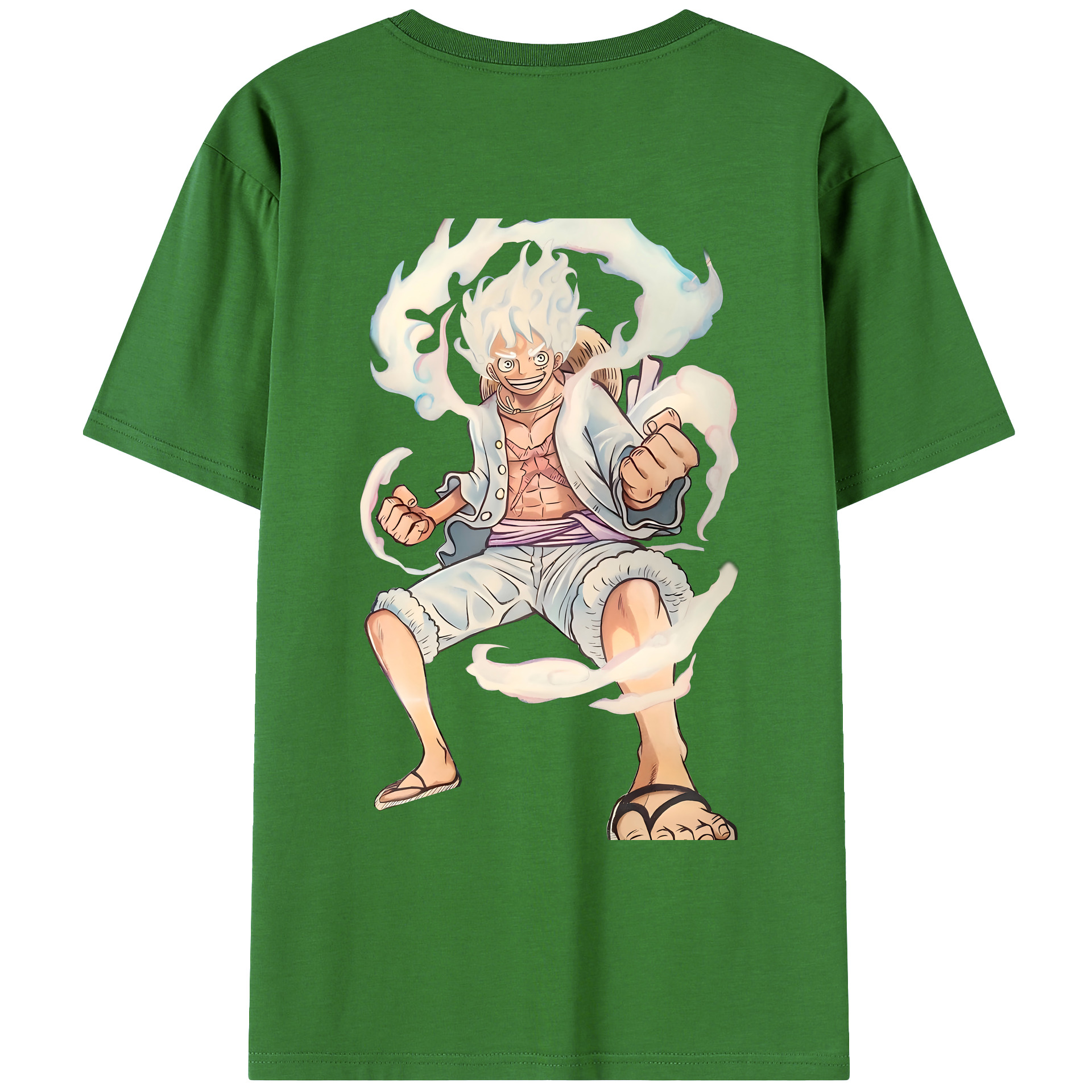 ワンピース モンキー・D・ルフィ ONE PIECE Monkey D. Luffy レディース半袖Tシャツ(バックプリント)